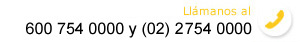 Llámanos al 600 7540 007, nosotros te llamamos